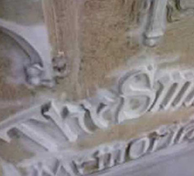 example of a church undergoing stone masonry restoration